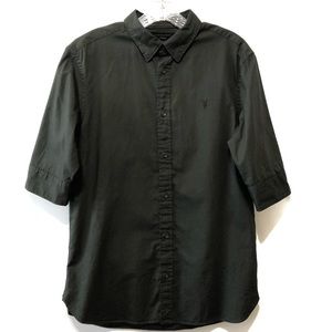 All Saints Medium Redondo Half Sleeve Button Shirt